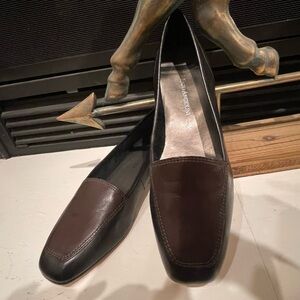 Enzo Angiolini Men's Brown and Black Loafers